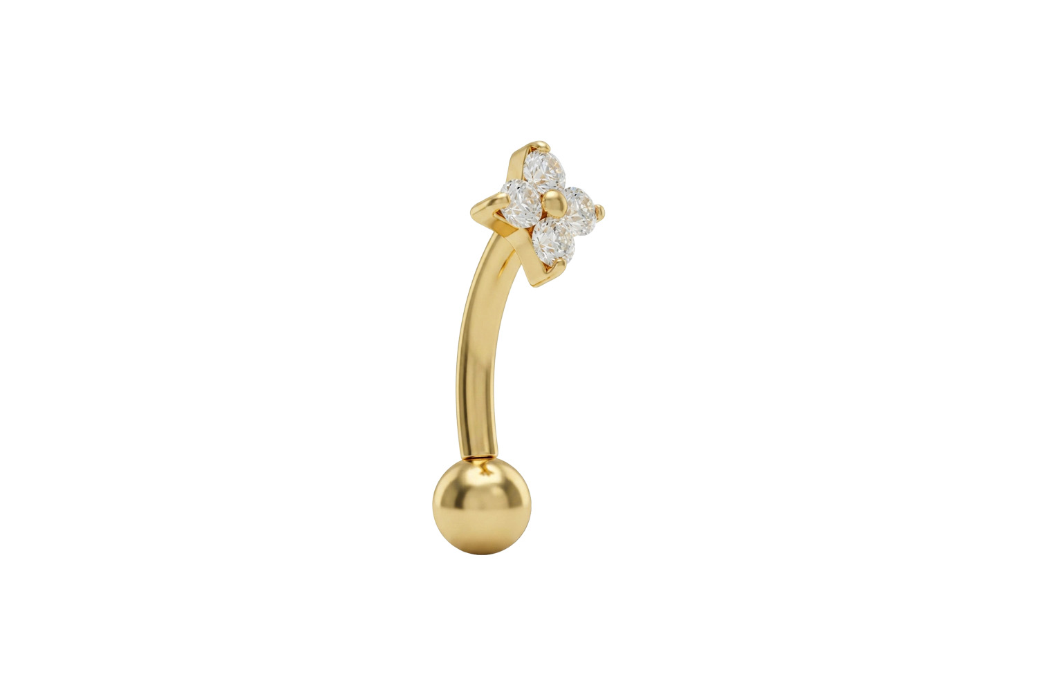 Titan Banane mit Push Fit KRISTALLBLUME