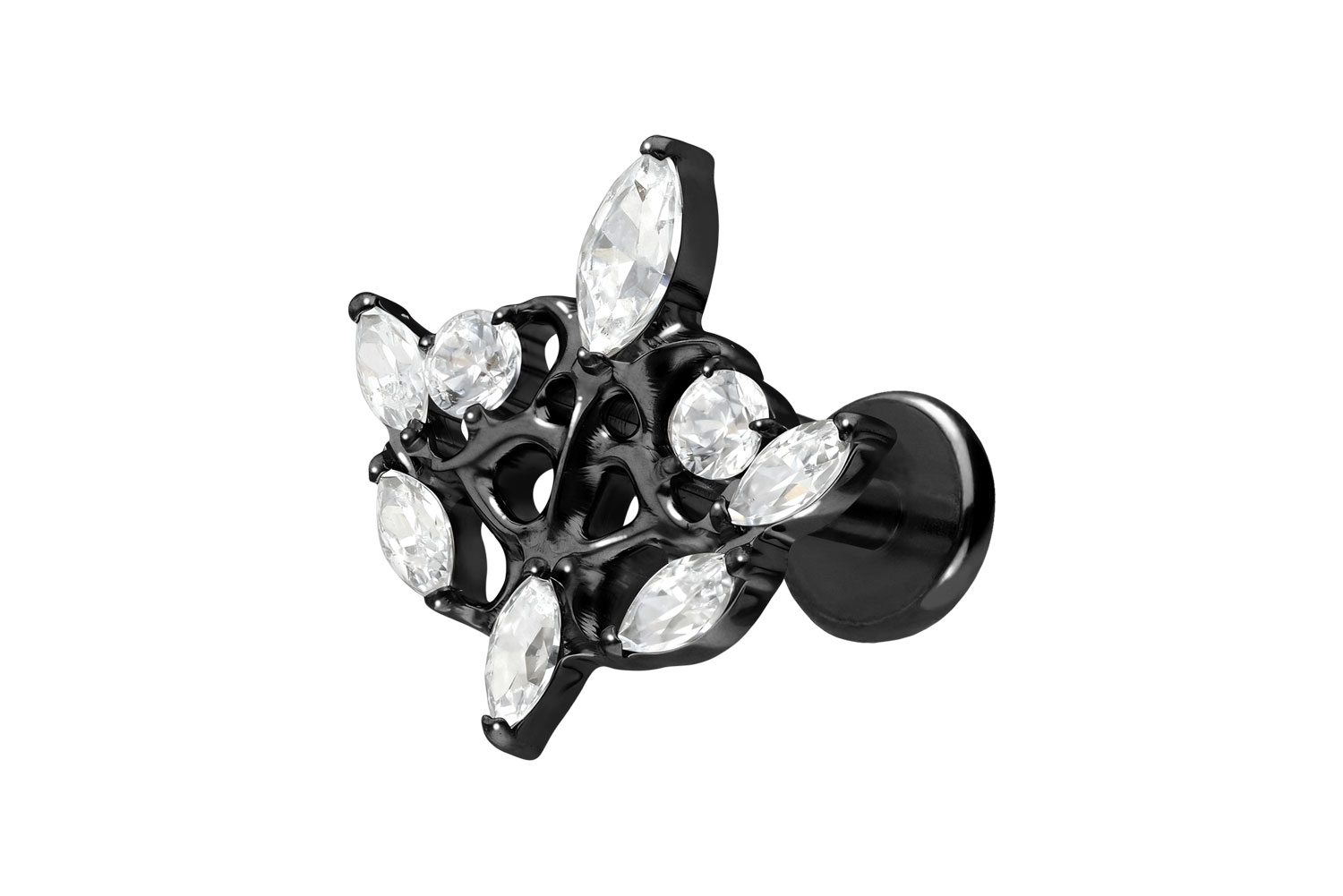 Titan Labret mit Push Fit GOTISCHES DESIGN