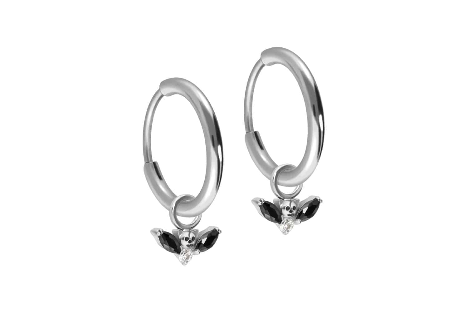 Titanium ear clicker creoles BAT