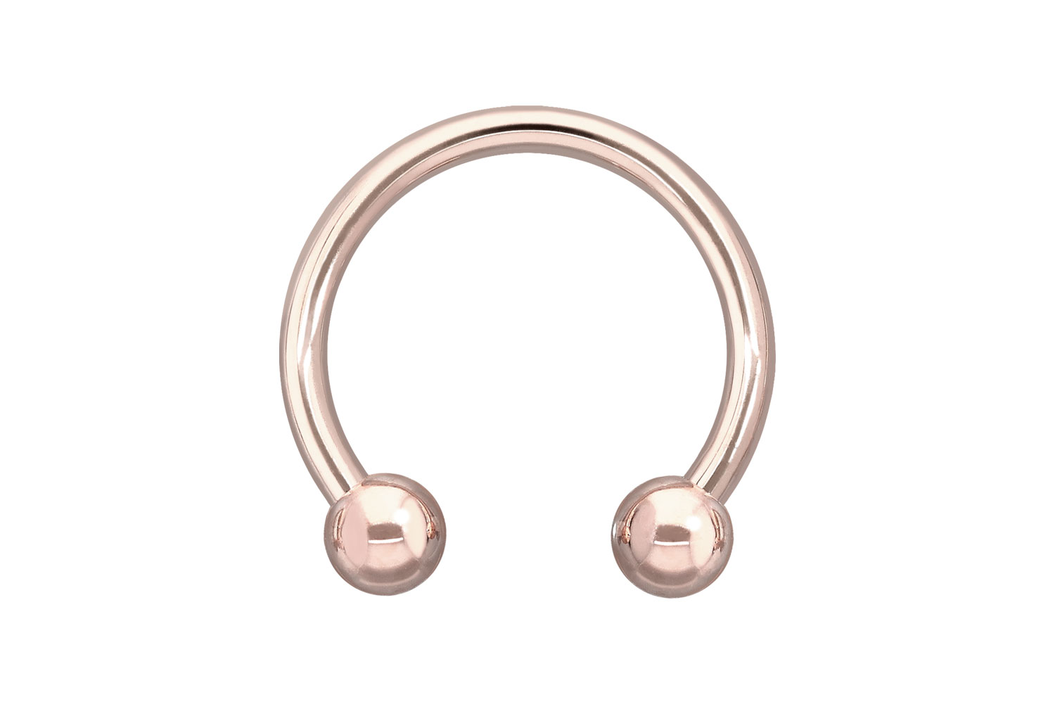 14/18 Karat Gold Hufeisenring