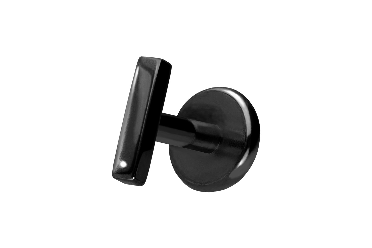 Titanium labret with push fit BAR