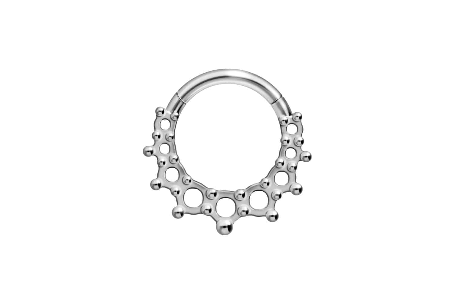 Chirurgenstahl Segmentring Clicker DESIGN ++SALE++
