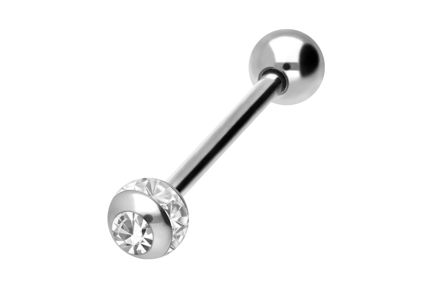 Titan Barbell EPOXY-RING-KUGEL + KRISTALL + TITAN-KUGEL