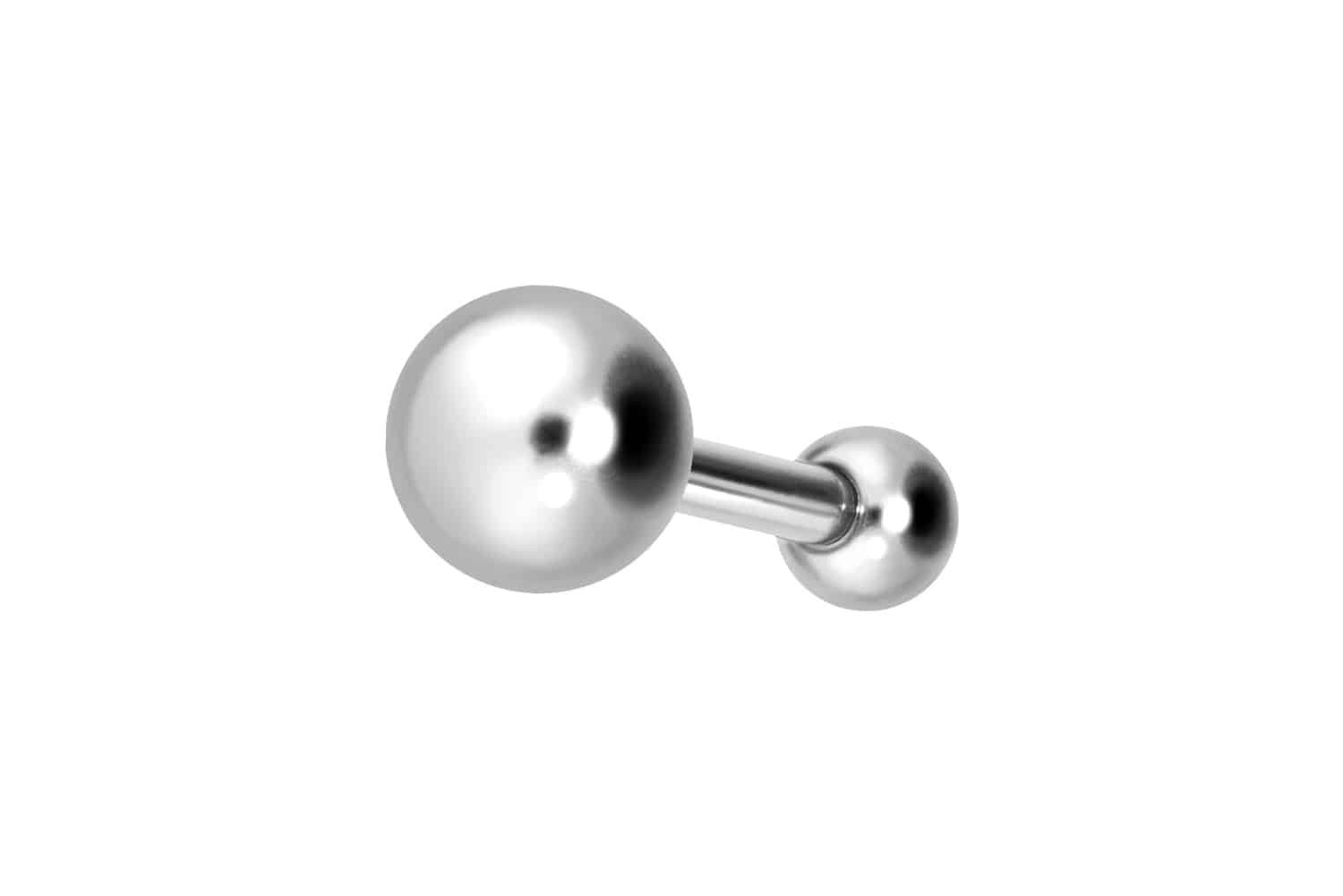 Titan Ohrpiercing mit Innengewinde KUGEL