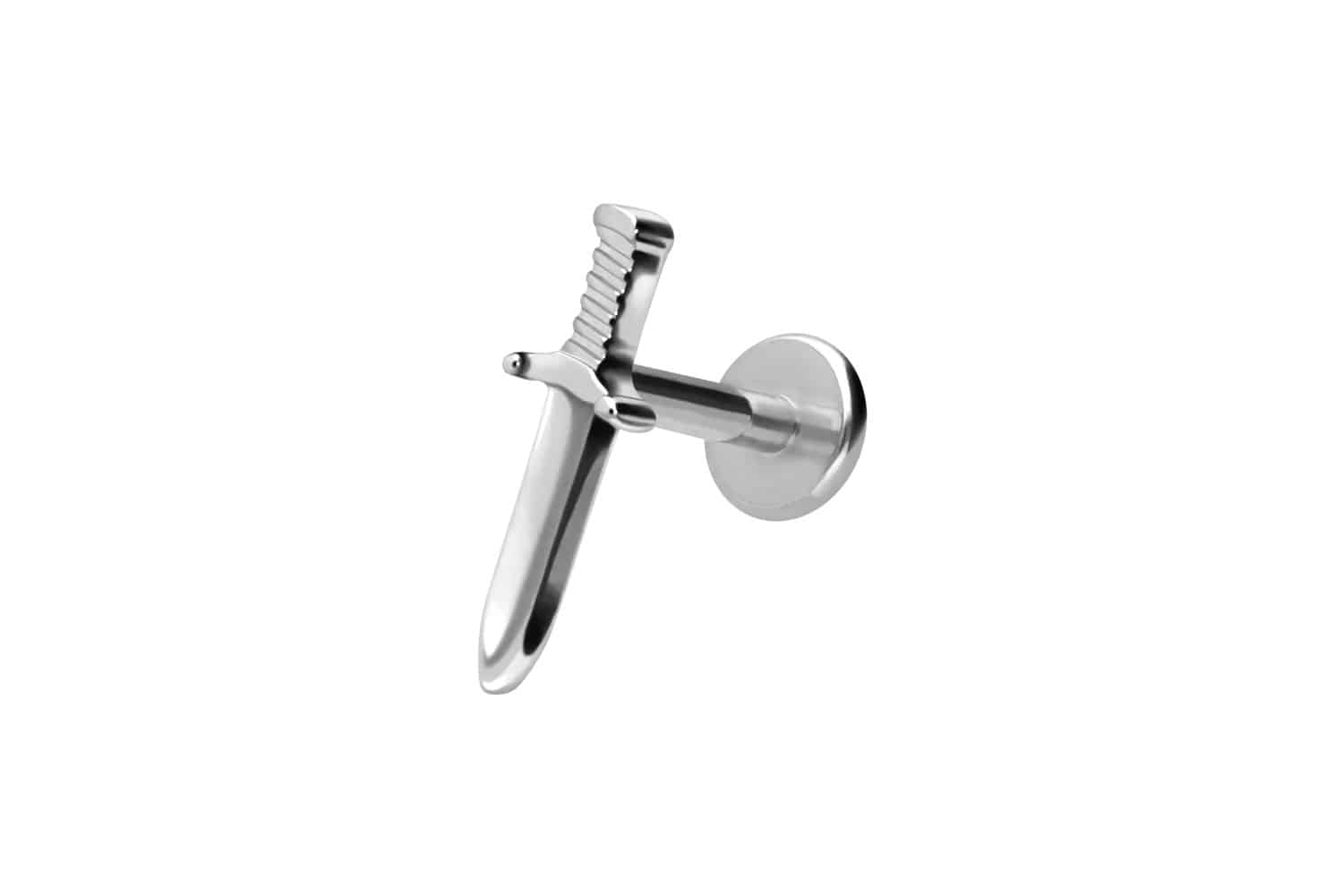 Titan Labret mit Innengewinde SCHWERT
