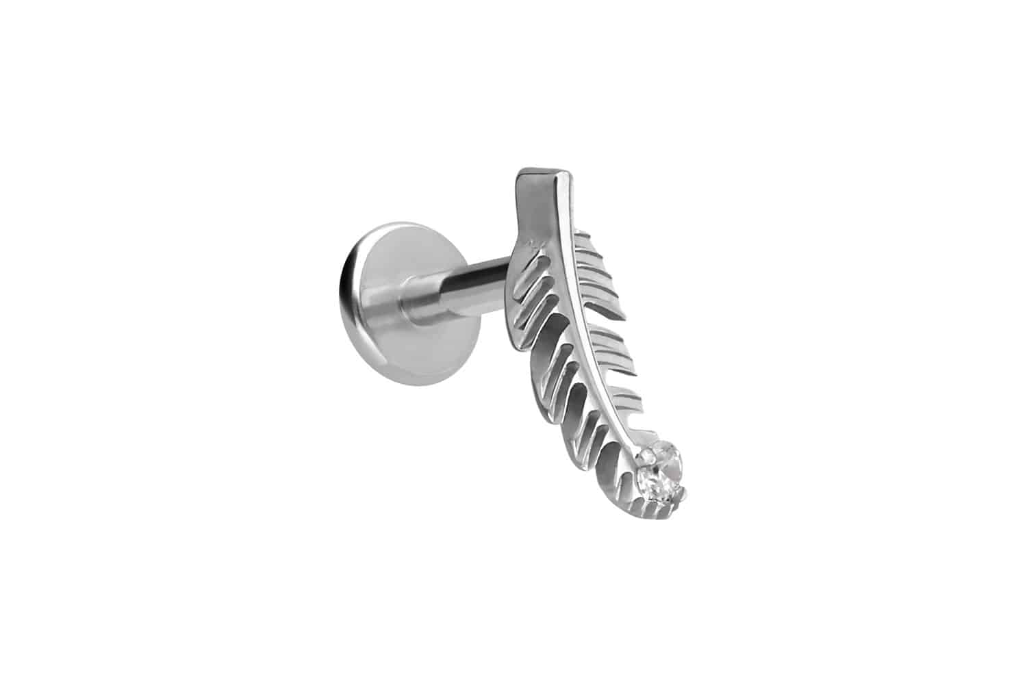 Titan Labret mit Innengewinde FEDER