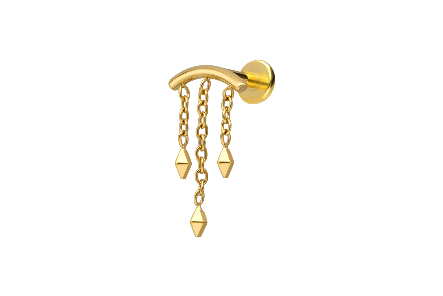 Titan Labret mit Push Fit WINDSPIEL
