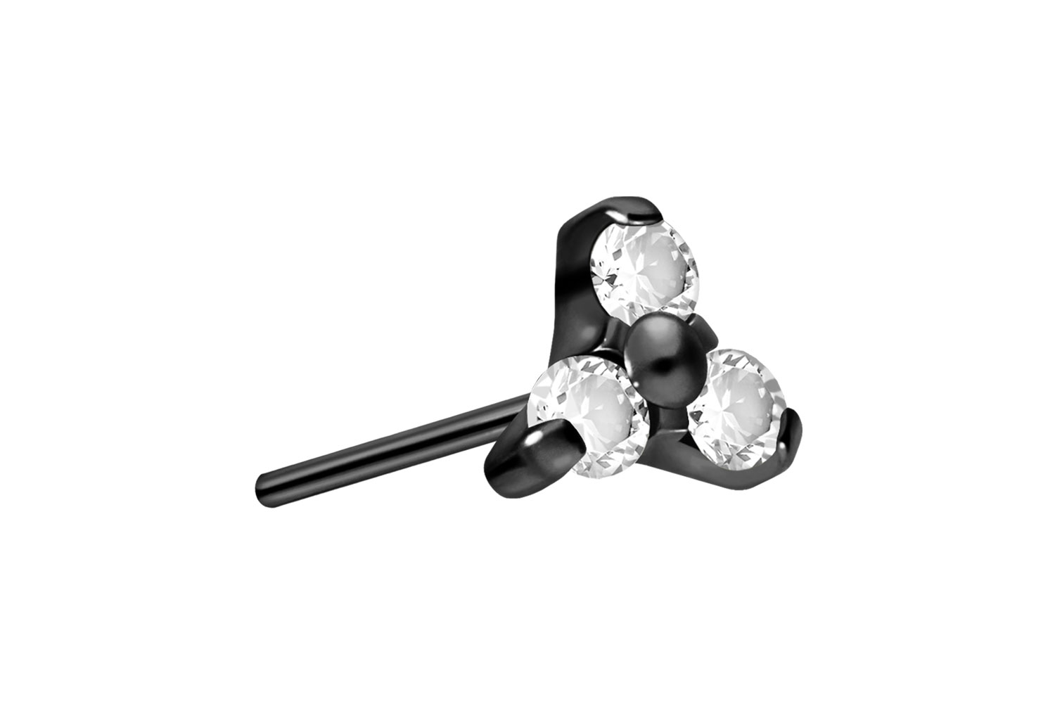 Titan Aufsatz mit Push Pin KRISTALLBLUME