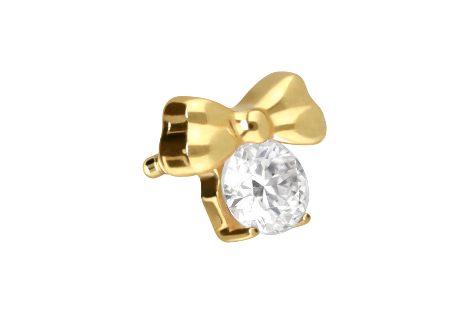 Titan Schraubaufsatz mit Außengewinde SCHLEIFE + KRISTALL