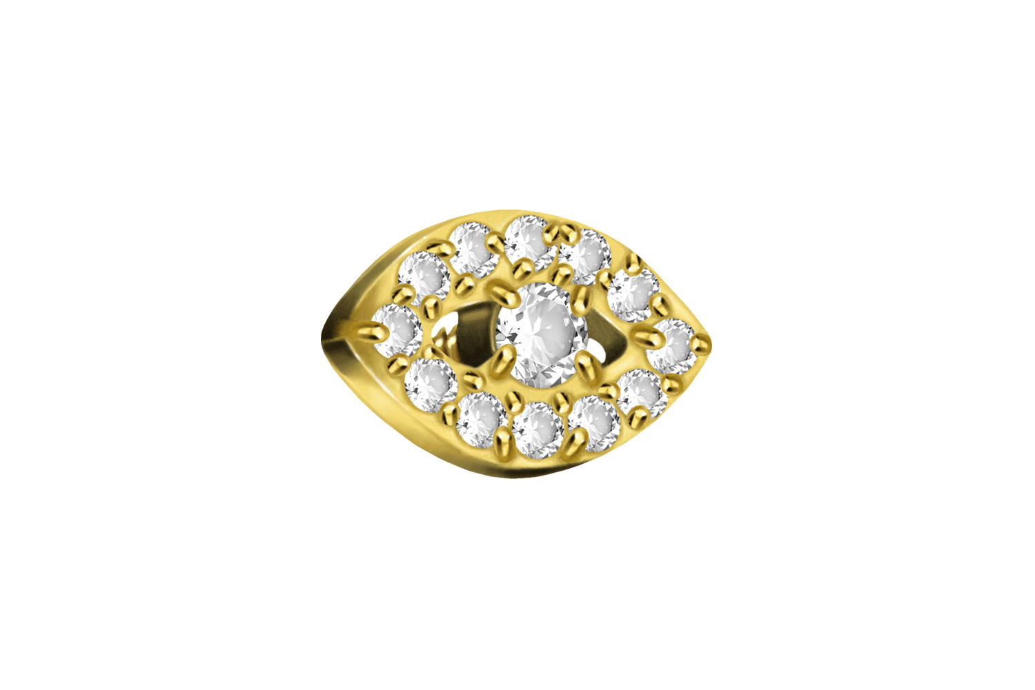 Titan Schraubaufsatz mit Außengewinde KRISTALLAUGE ++SALE++