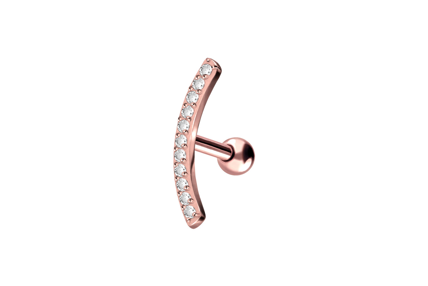 Titan Ohrpiercing KRISTALLBOGEN