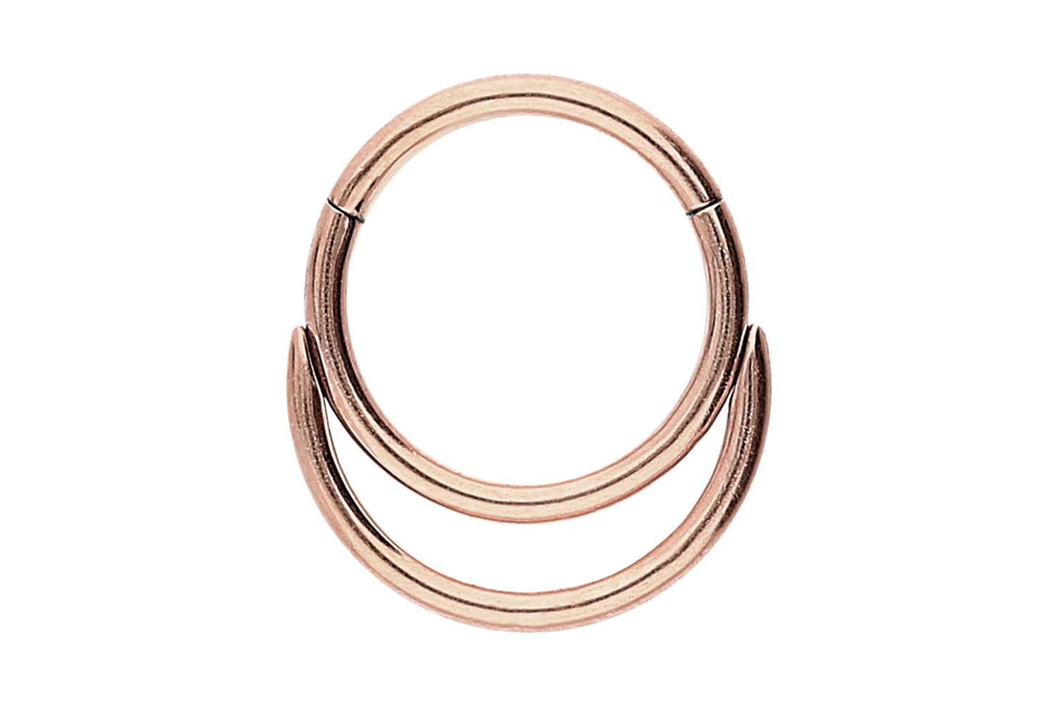 Chirurgenstahl Segmentring Clicker DOPPELRING