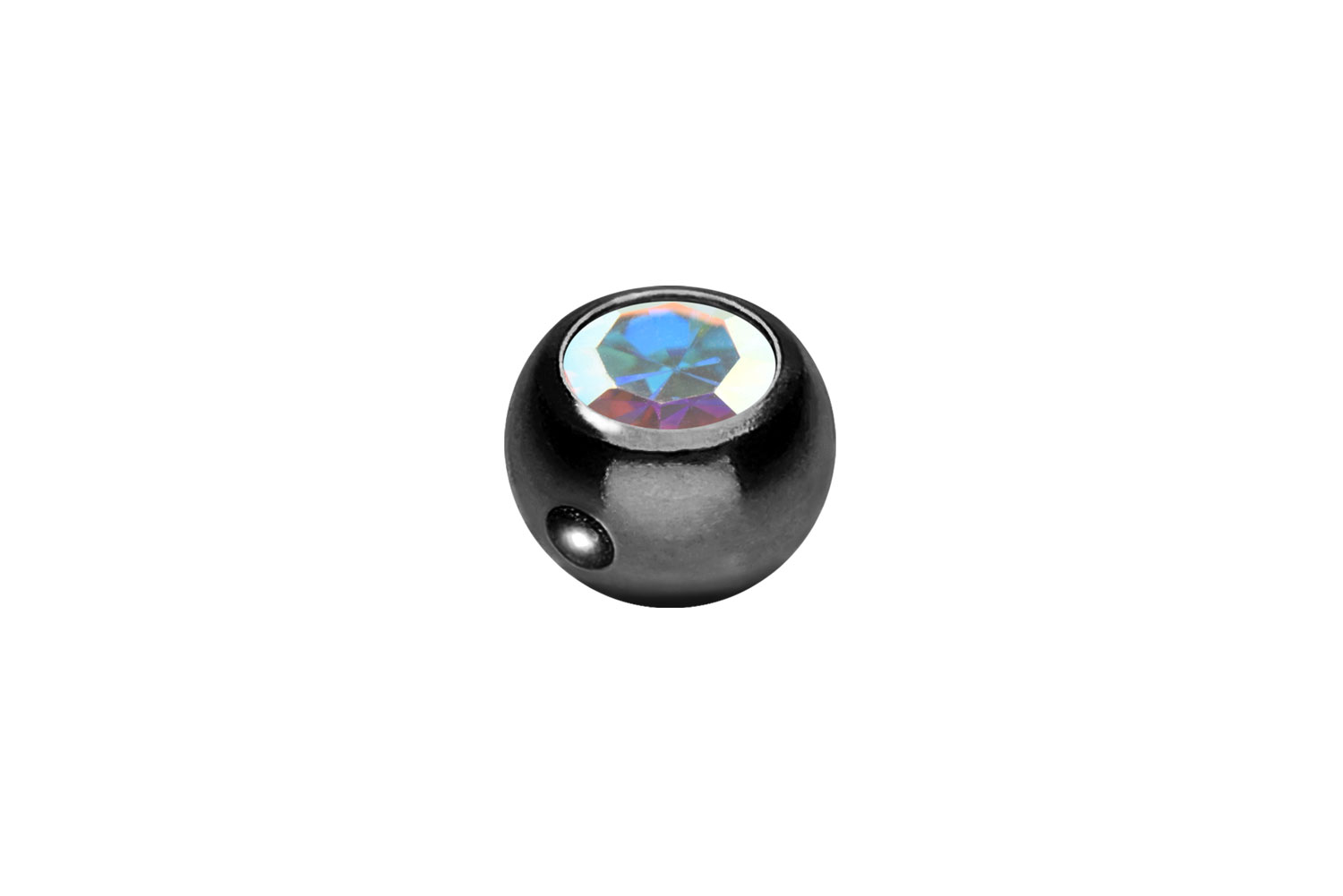 Surgical steel clip-in ball CRYSTAL