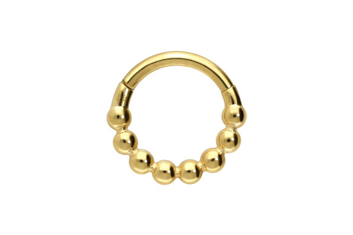 Chirurgenstahl Segmentring Clicker KUGELN