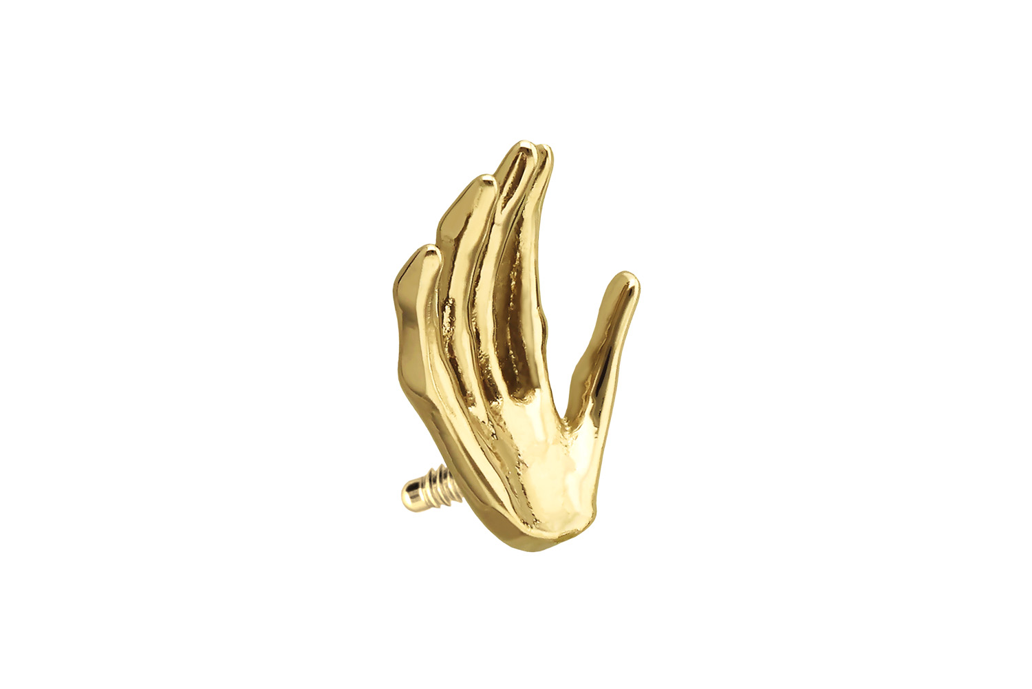 Titanium screw-in attachment with external thread SKELETON HAND