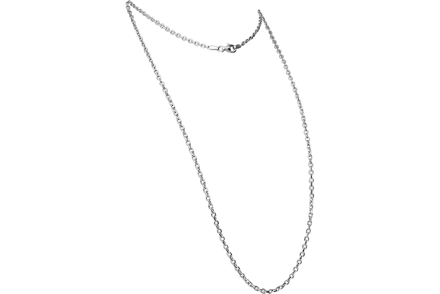 925 silver anchor chain rodhium-plated ++SALE++