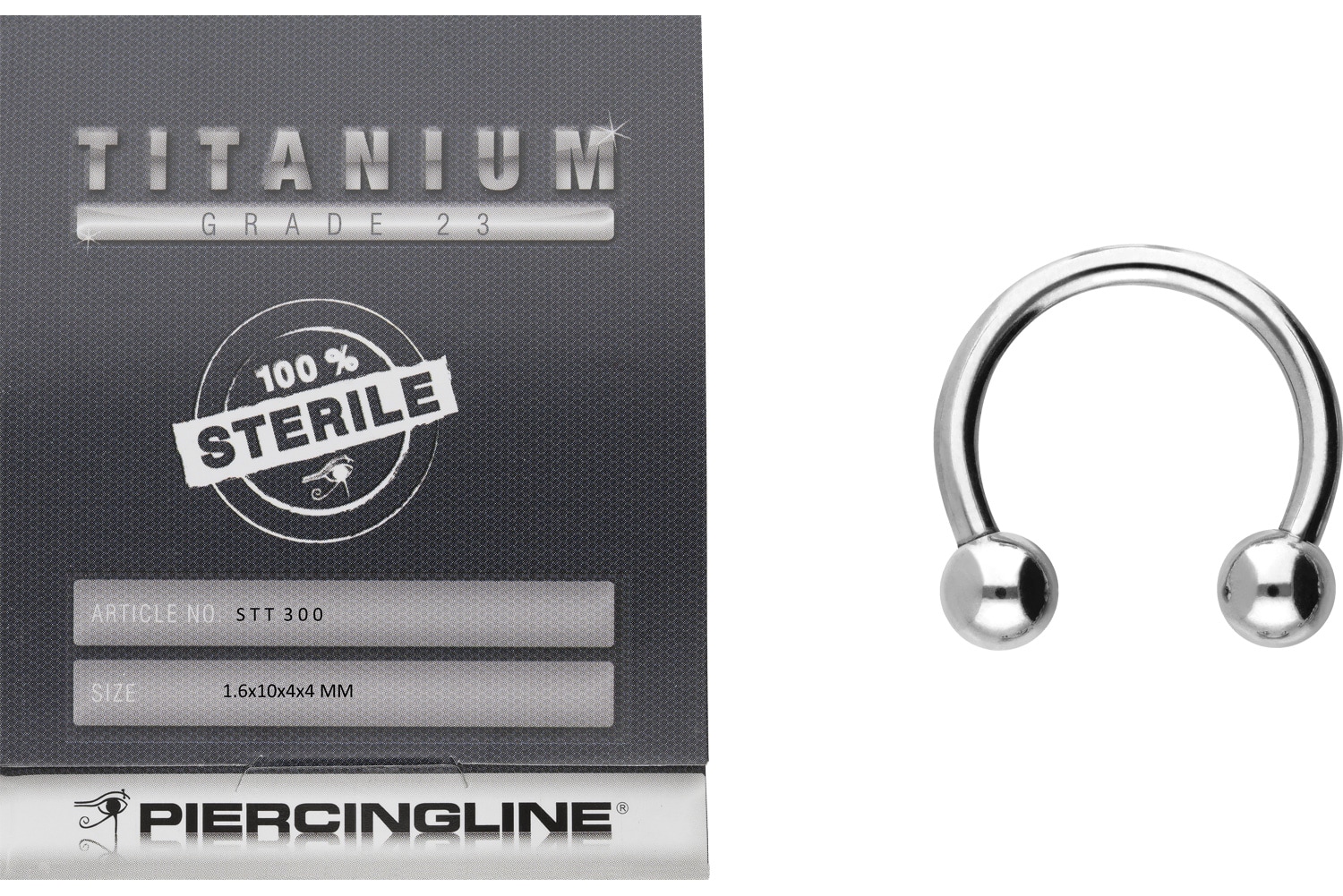 Sterilisierter Titan Hufeisenring