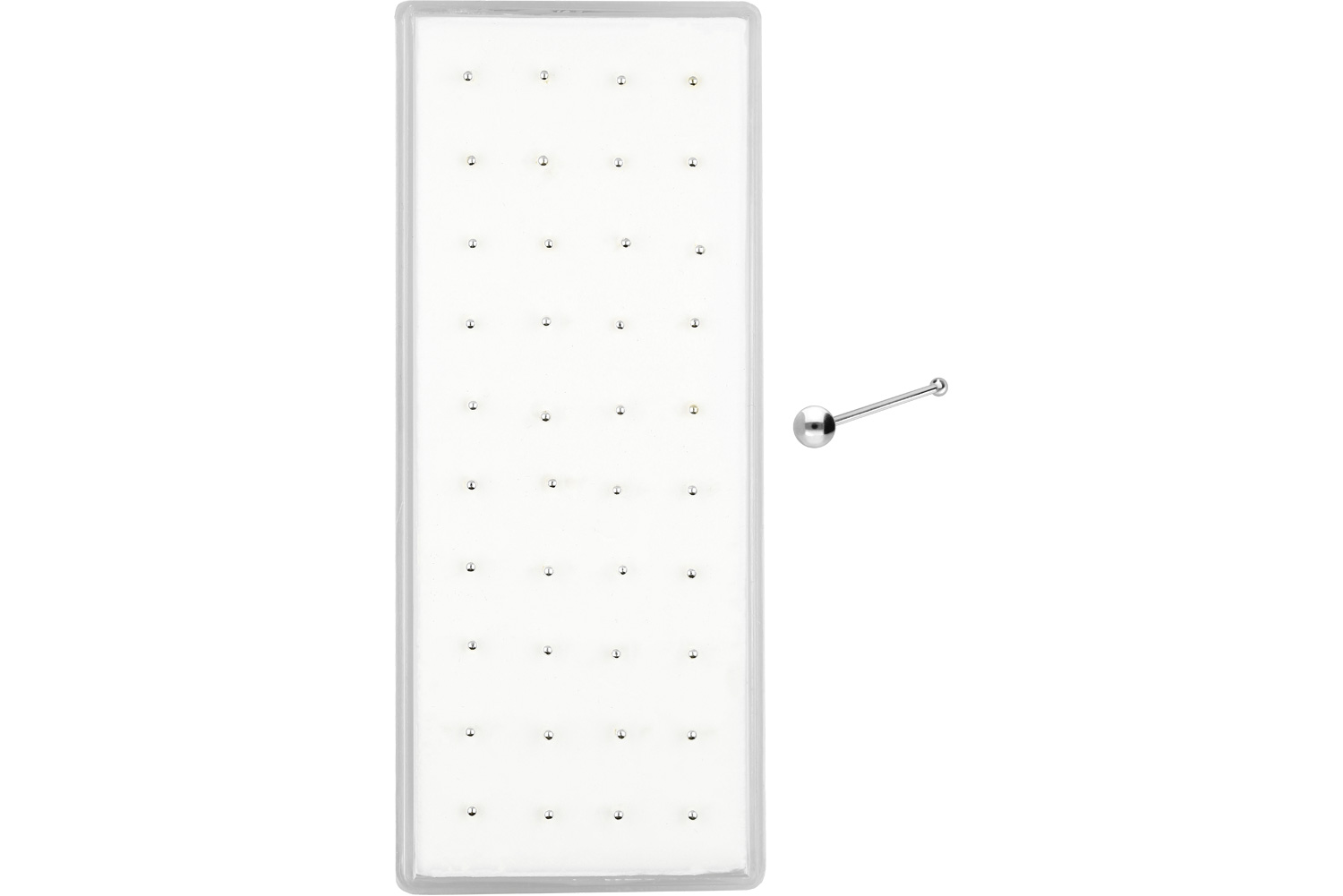 SET 925er Silber Nasenstecker Pin KUGEL im Display