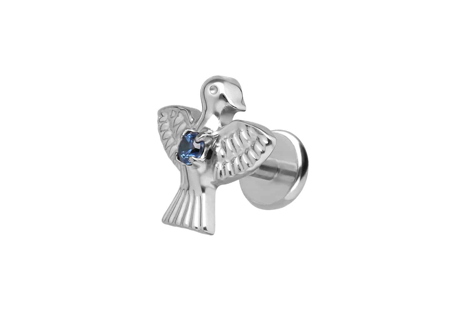 Titan Labret mit Push Fit TAUBE
