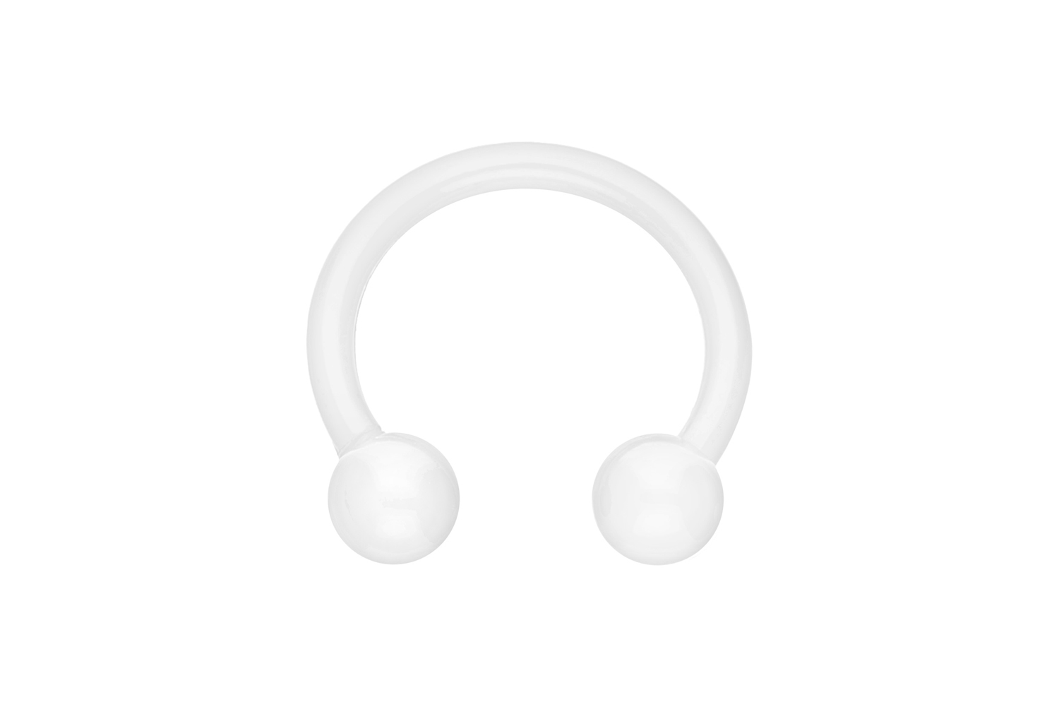 Acryl Hufeisenring flexibel UNIFARBEN