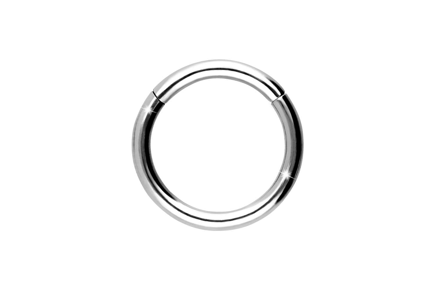 Titanium segment ring clicker
