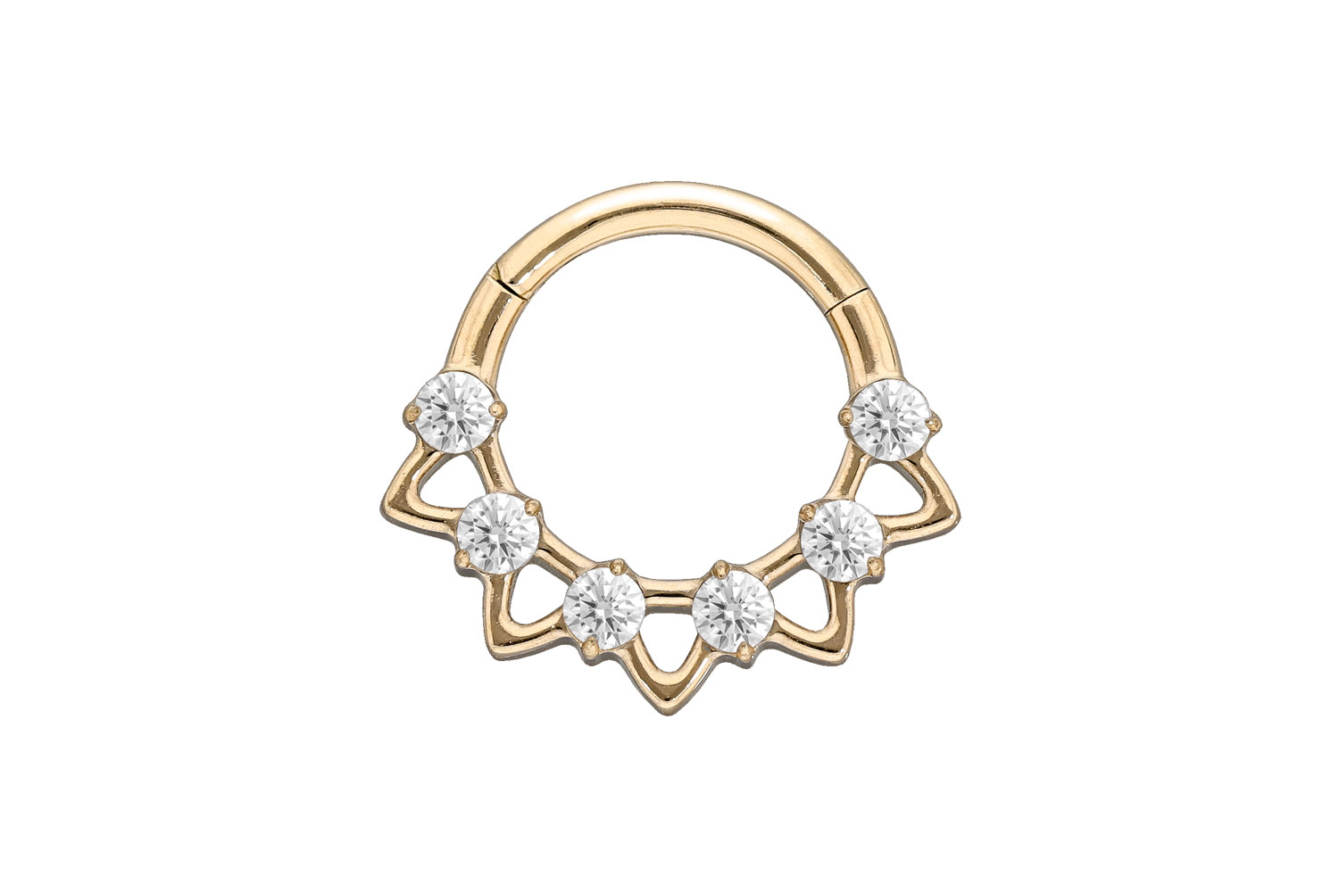 Titan Segmentring Clicker KRISTALLE + SPITZEN