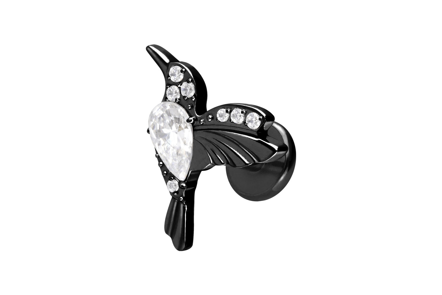 Titan Labret mit Innengewinde KOLIBRI