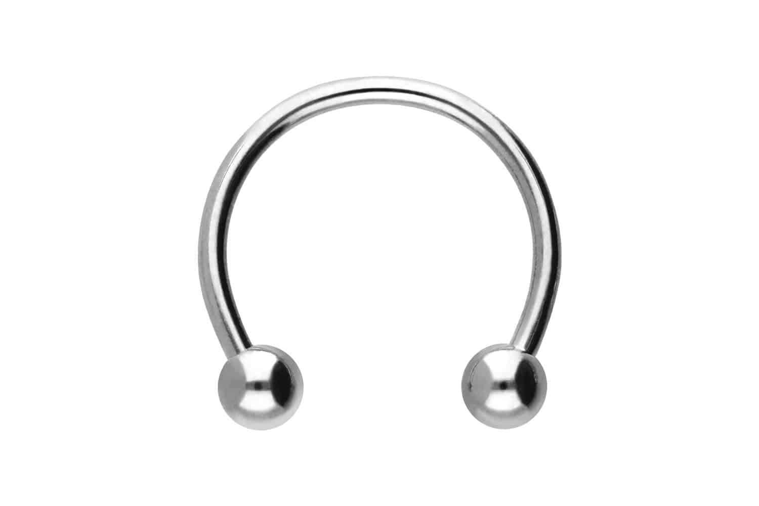 Titanium circular barbell
