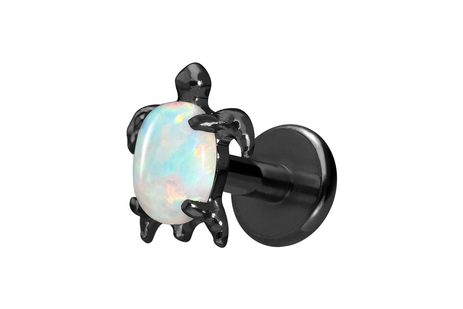 Titanium labret with internal thread TURTLE