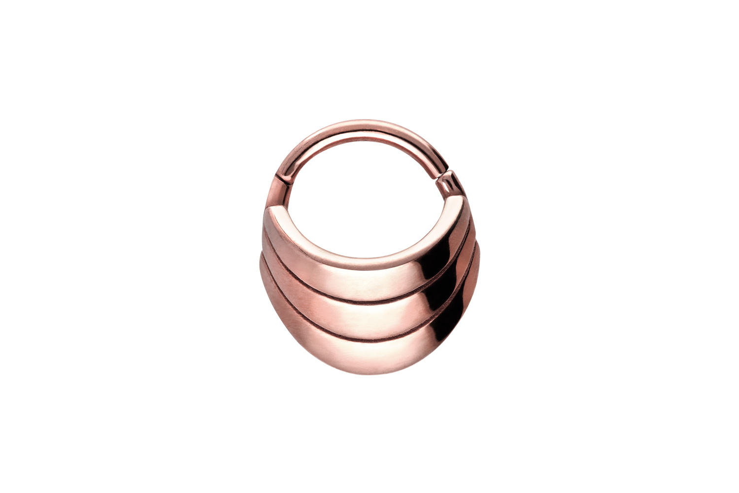 Chirurgenstahl Segmentring Clicker ETHNO-DESIGN