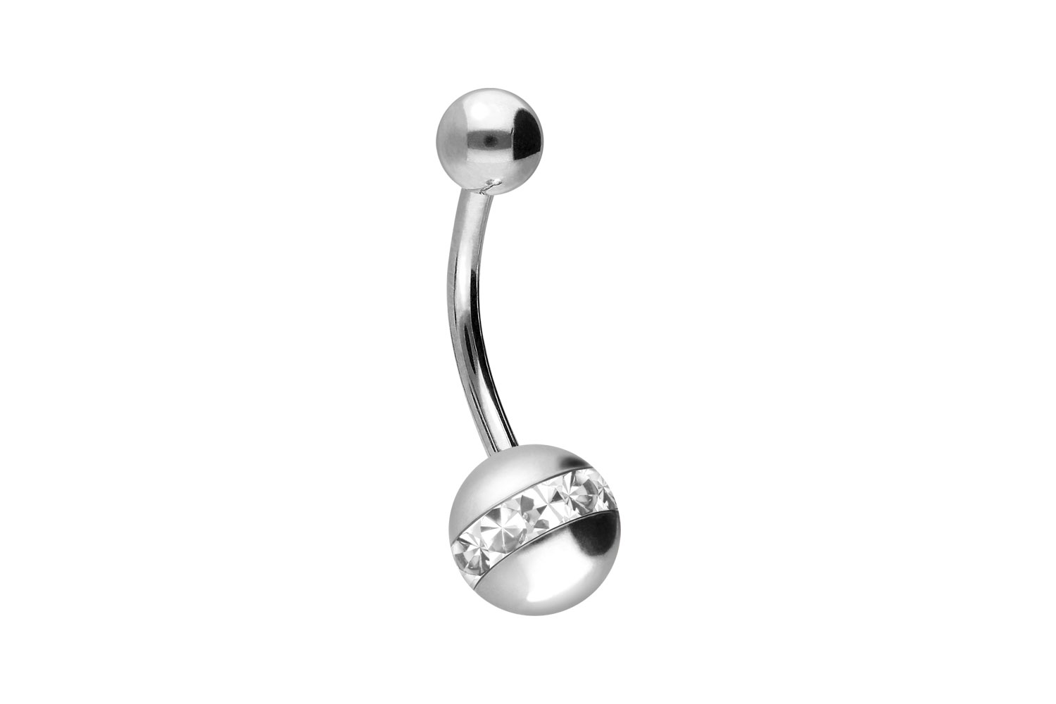 Titanium bananabell EPOXY RING + TITANIUM BALL