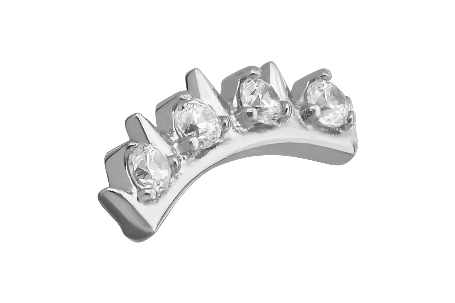 Titanium screw-in attachment with external thread CROWN