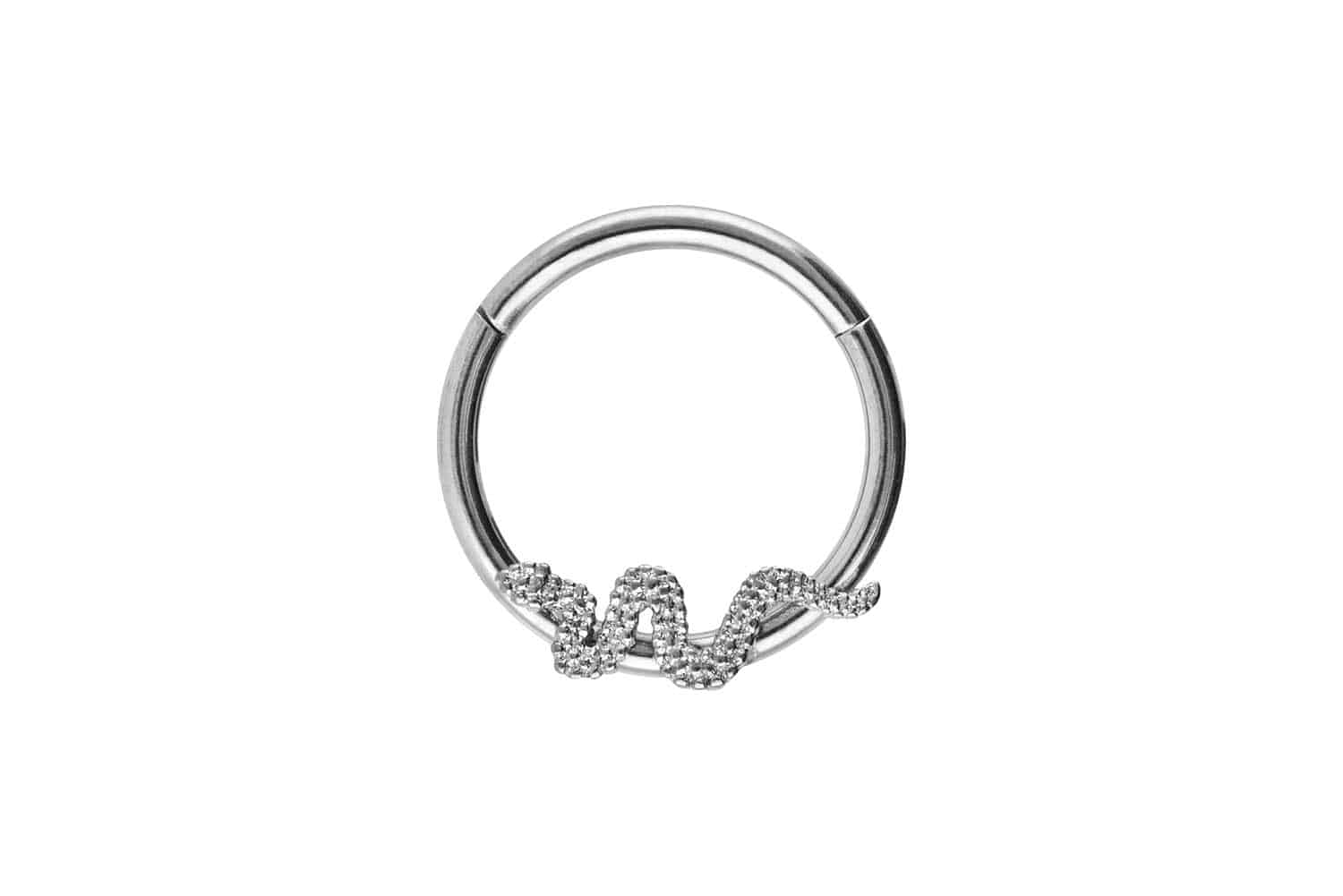 Chirurgenstahl Segmentring Clicker SCHLANGE