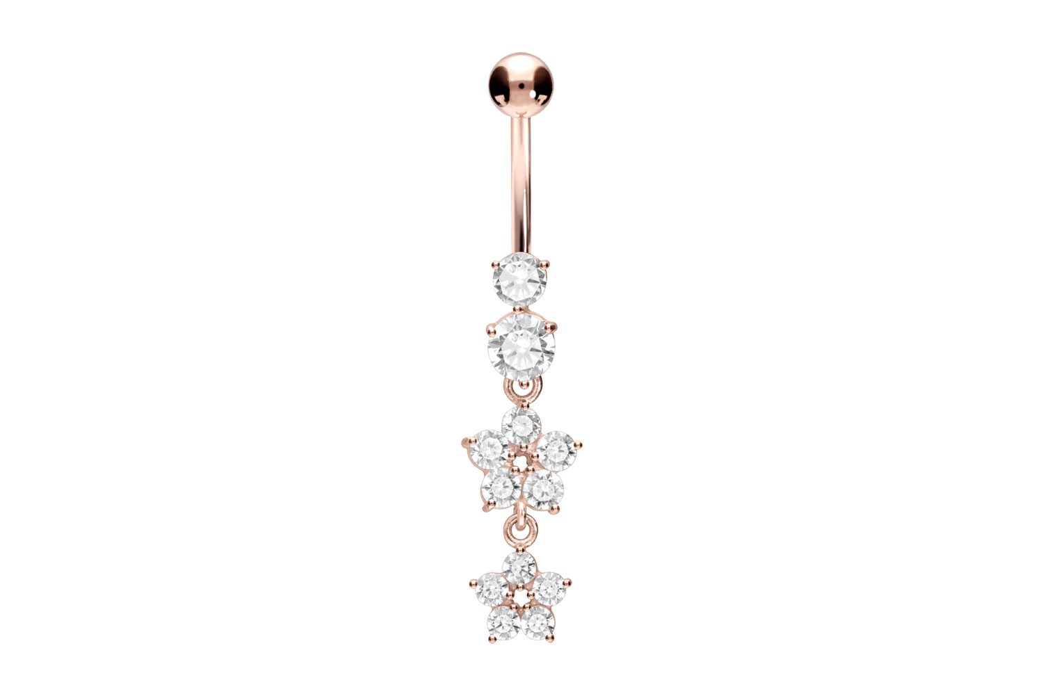 Chirurgenstahl Bananabell 2 KRISTALLBLUMEN