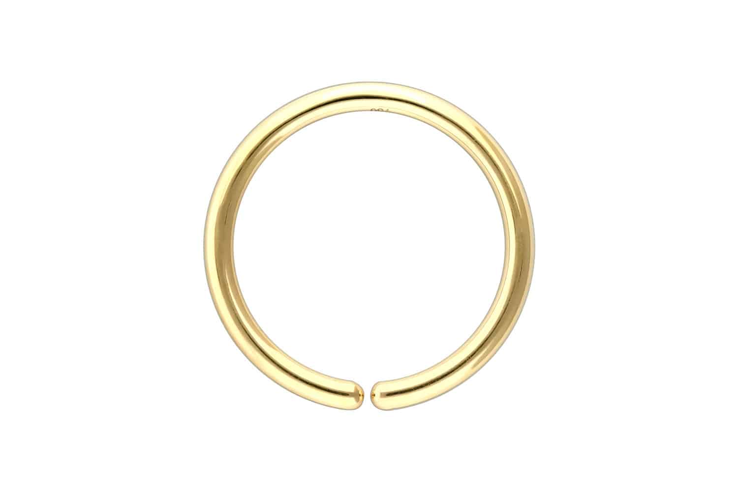 18 Karat Gold O-Ring - biegbar