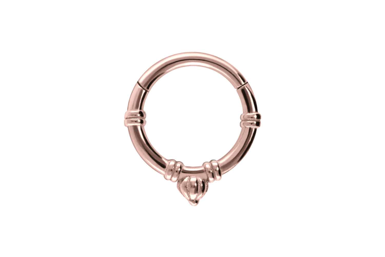 Chirurgenstahl Segmentring Clicker RETRO-DESIGN