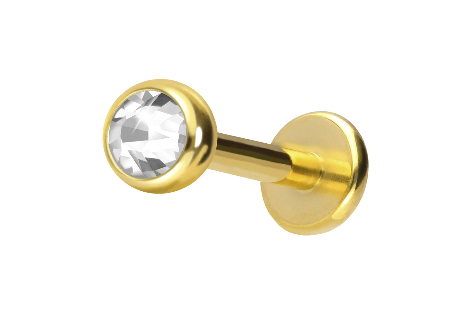18 Karat Gold Labret DIAMANT