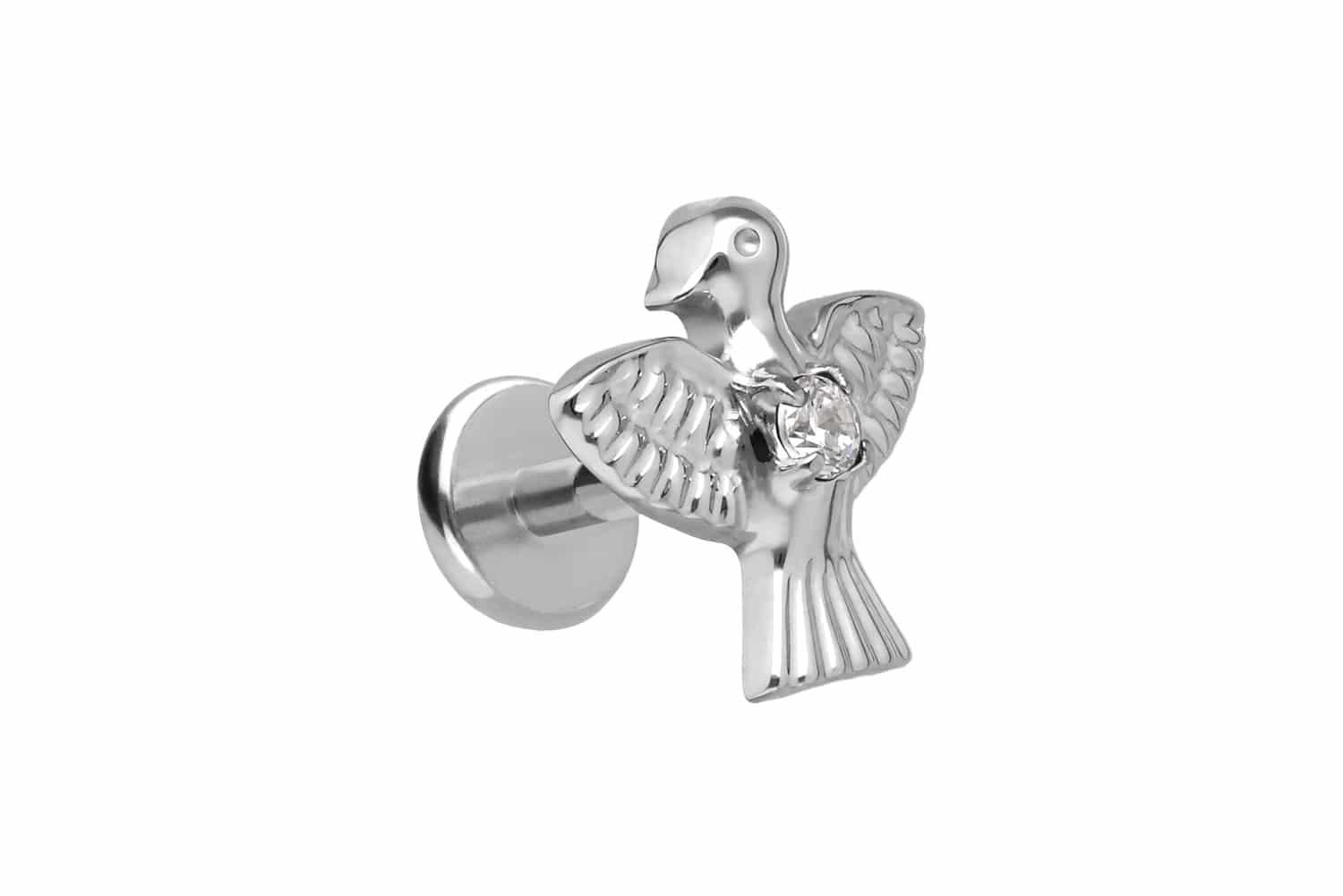 Titan Labret mit Push Fit TAUBE