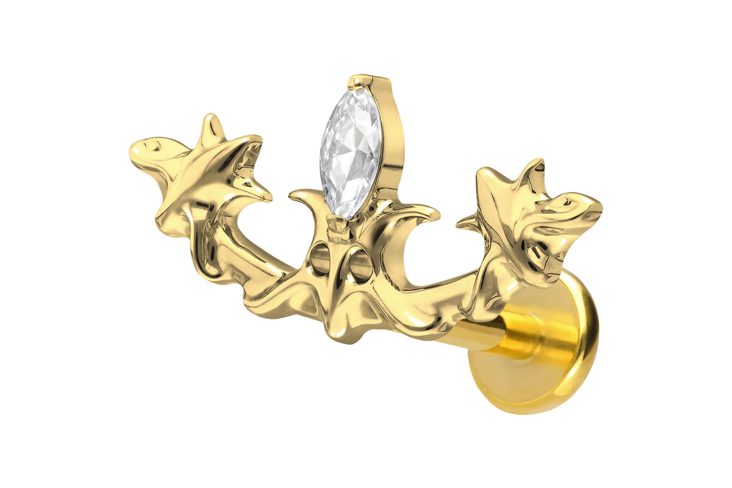 Titan Labret mit Push Fit GOTISCHES DESIGN