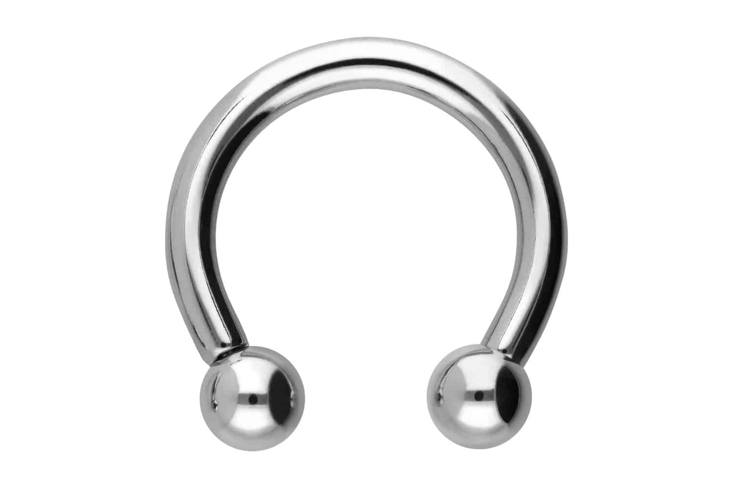 Titanium circular barbell