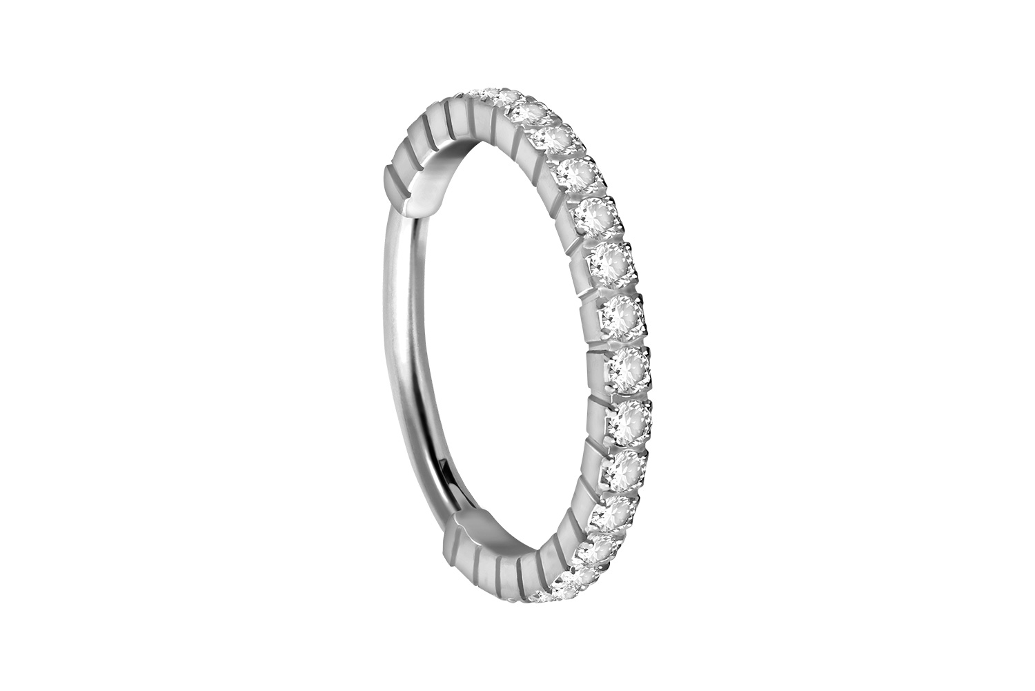 Titan Segmentring Clicker EINGEFASSTE KRISTALLE