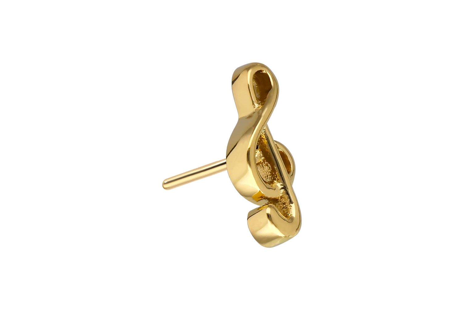 Titanium attachment with push pin VIOLIN CLEF