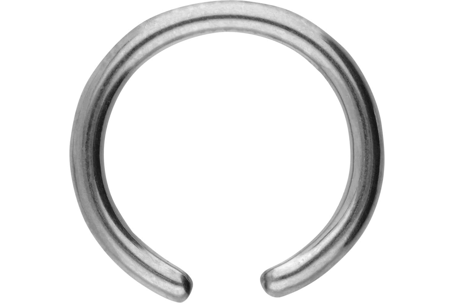 Chirurgenstahl Klemmkugelring ohne Kugel
