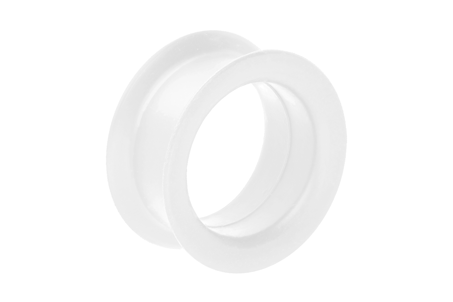 Silikon Double Flared Tunnel EINFARBIG