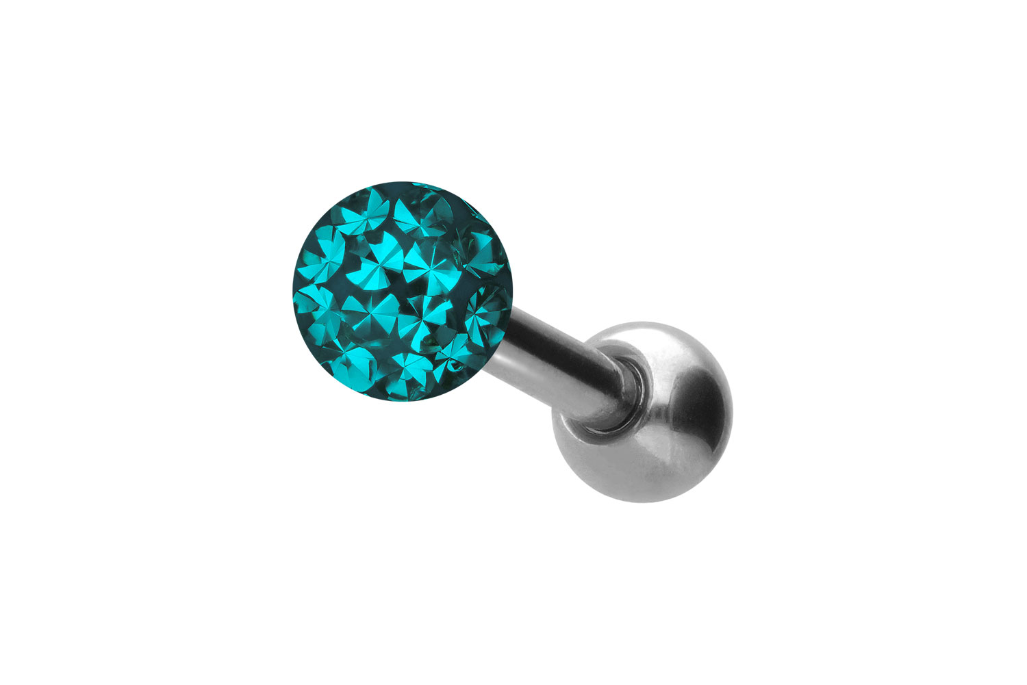 Surgical steel ear piercing EPOXY BALL