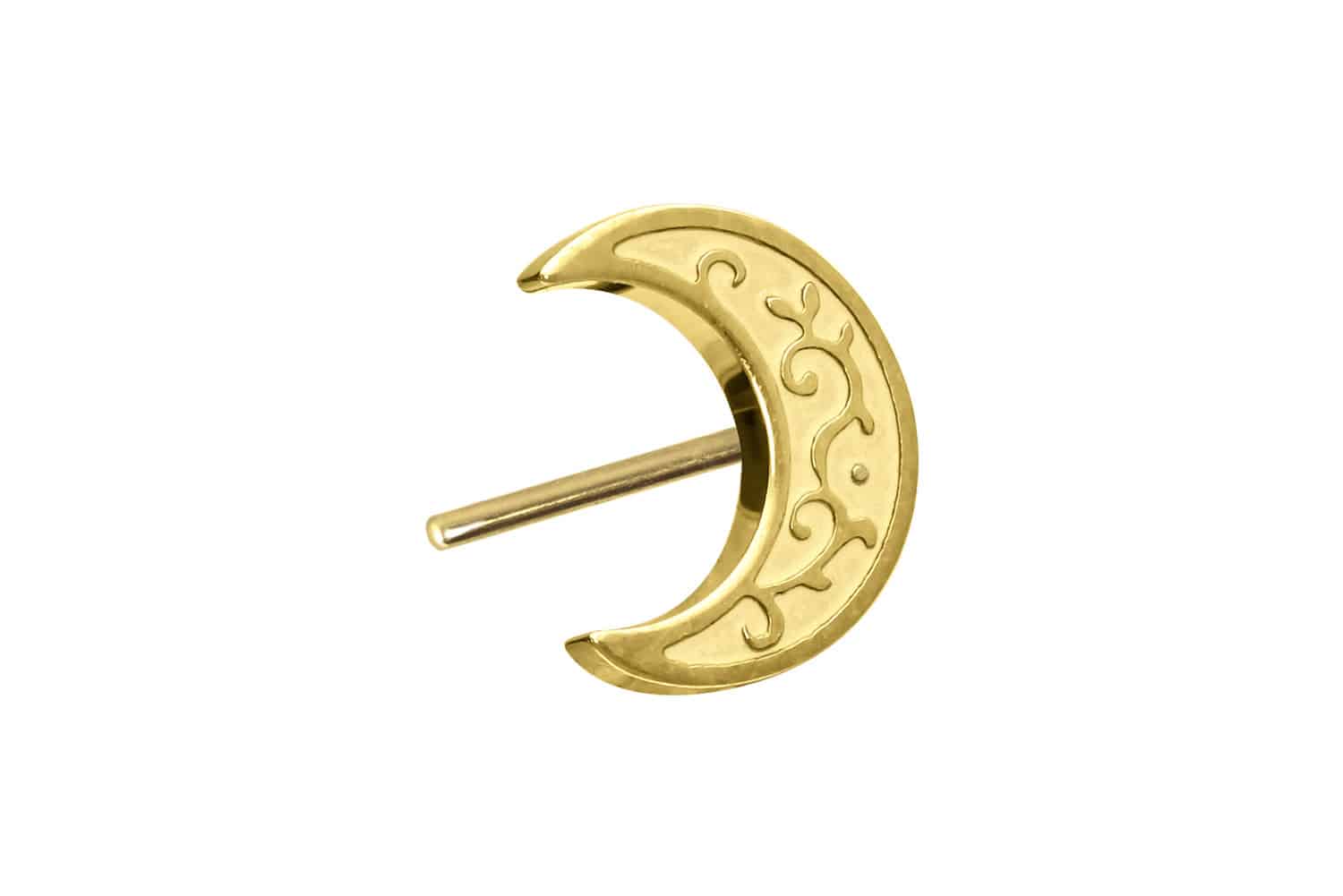 Titanium attachment with push pin MOON