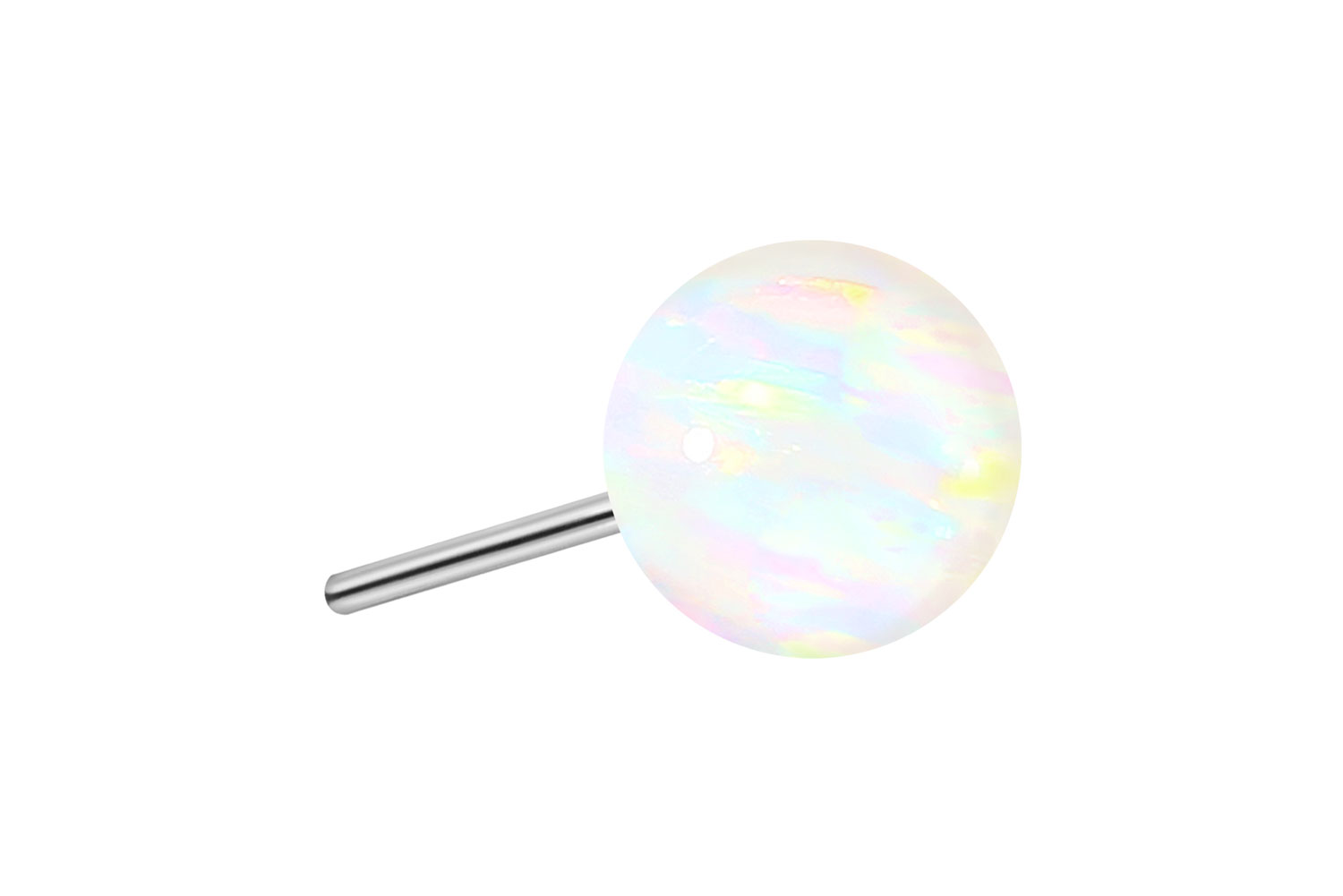 Titan Aufsatz mit Push Pin SYNTHETISCHER OPAL