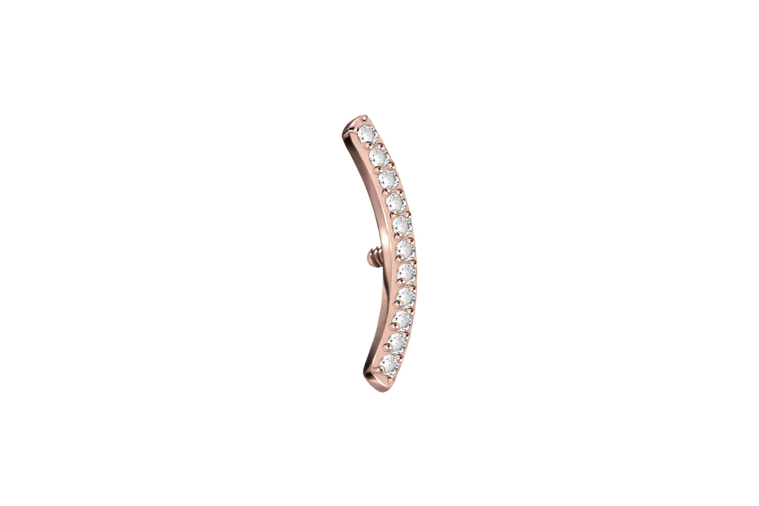 Titanium screw-in attachment with external thread CRYSTAL ARCH ++SALE++