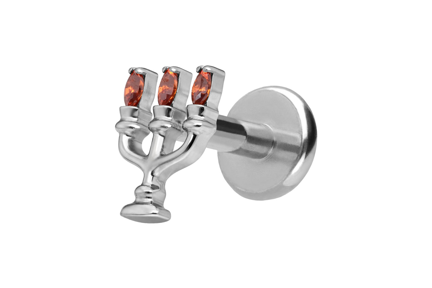 Titan Labret mit Push Fit KERZENLEUCHTER