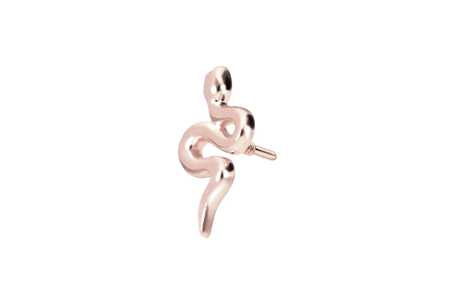 14 Karat Gold Schraubaufsatz mit Außengewinde SCHLANGE